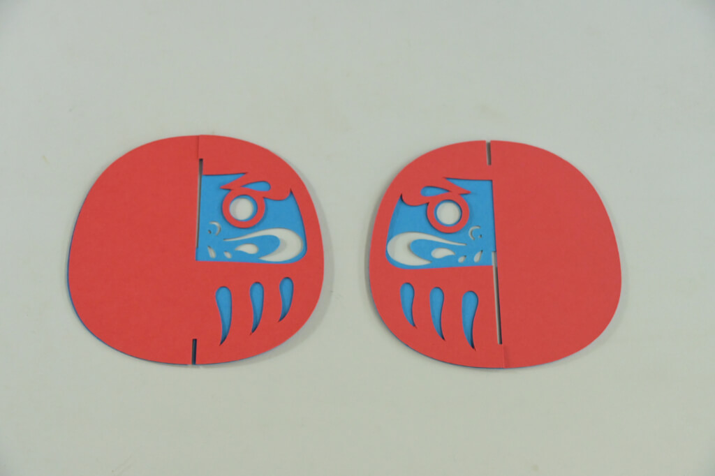 だるまのペーパークラフトノベルティ作り方　野沢園blog　